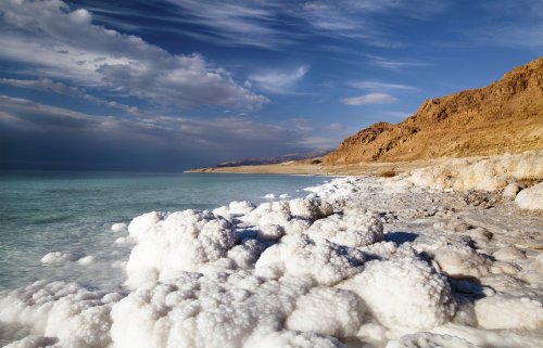 Dead Sea Sunset Meditation Jordan